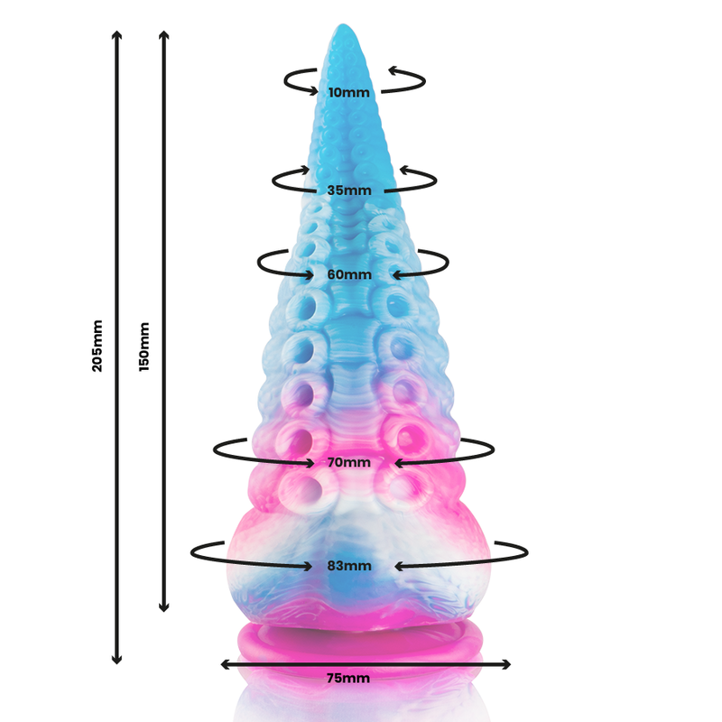 EPIC - PHORCYS LARGE BLUE TENTACLE DILDO