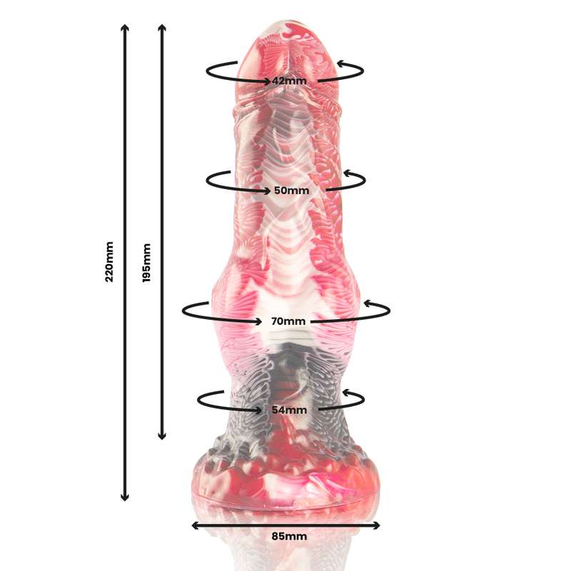 EPIC - HELIOS DILDO WITH HEAT AND TESTILE ECSTASY
