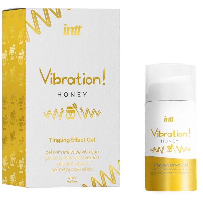 INTT - LIQUID VIBRATOR GEL WITH HONEY POWERFUL INTIMATE STIMULATOR 15 ML
