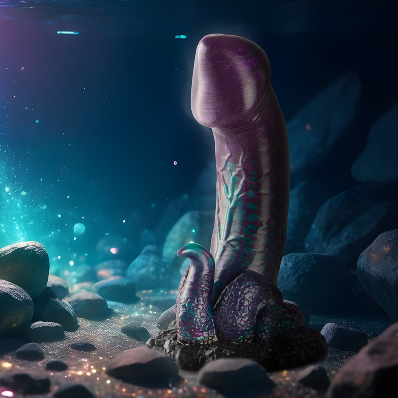 EPIC - BASIL DOUBLE PLEASURE SCALY SMALL DILDO