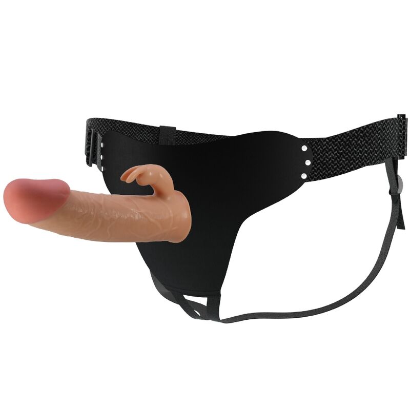PRETTY LOVE - MAVIS UNIVERSAL PANTIES HARNESS WITH 19 CM NATURAL DILDO