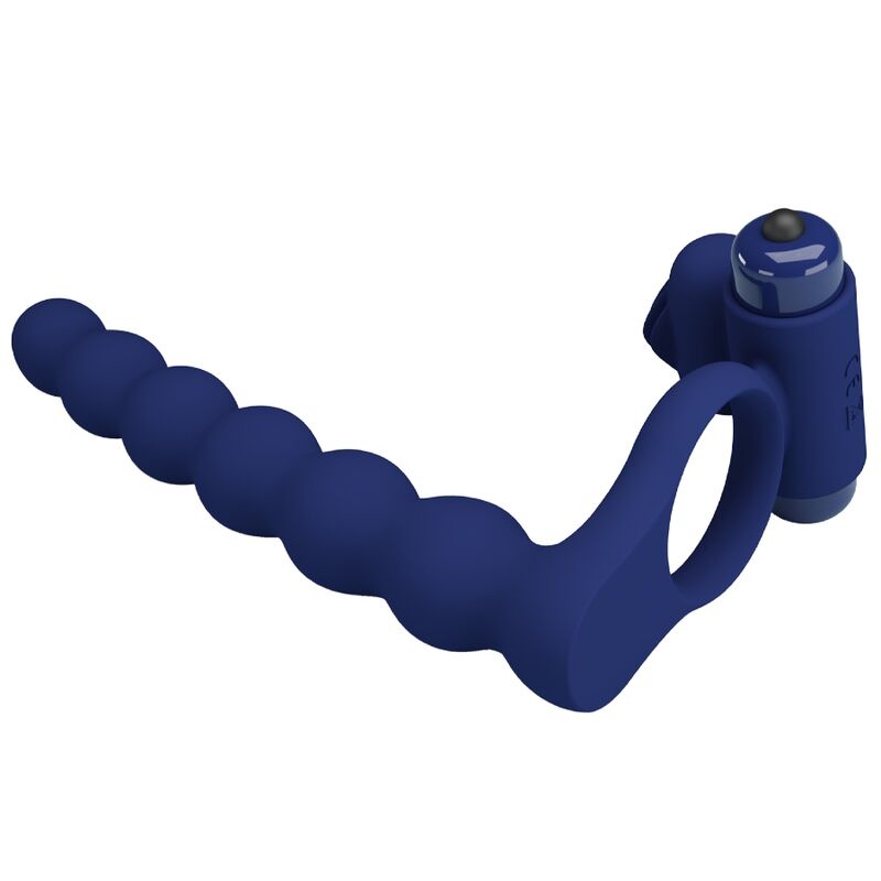PRETTY LOVE - AJMAL VIBRATING RING WITH BLUE PLUG