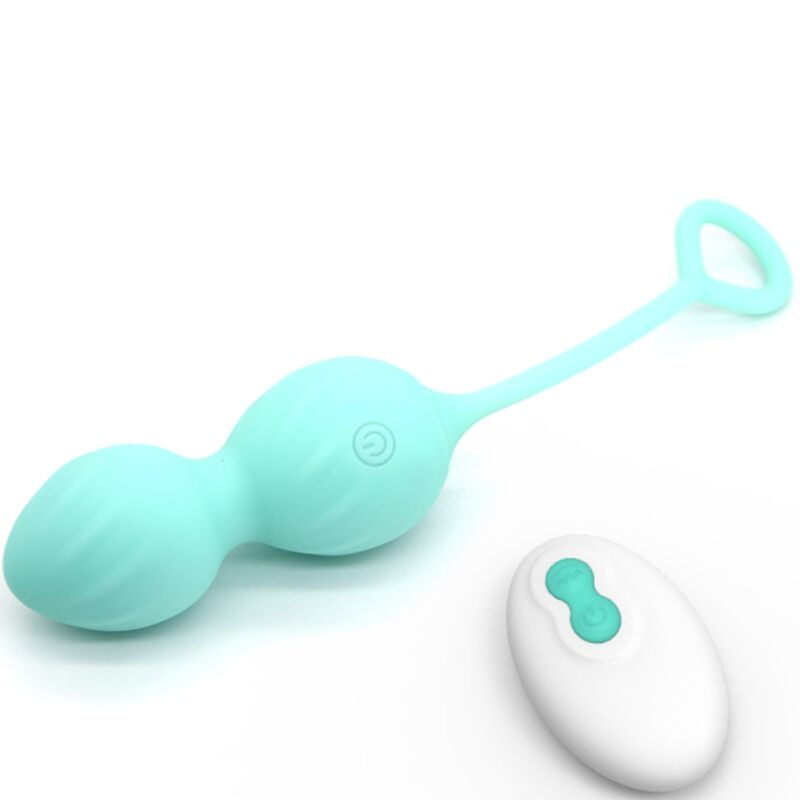 ARMONY - BLOSSOMS REMOTE CONTROL VAGINAL DUMBBELL VIBRATION 10 VIBRATIONS GREEN
