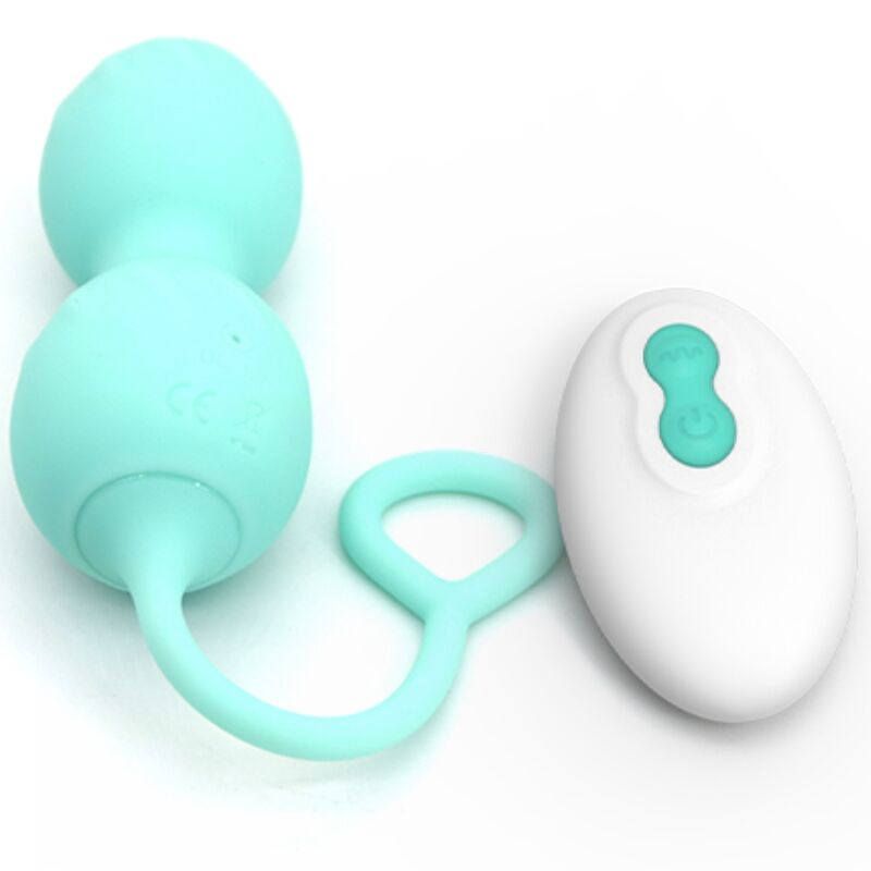 ARMONY - BLOSSOMS REMOTE CONTROL VAGINAL DUMBBELL VIBRATION 10 VIBRATIONS GREEN