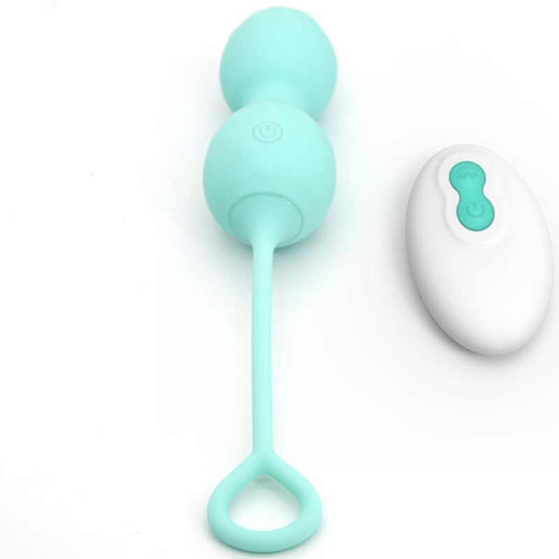 ARMONY - BLOSSOMS REMOTE CONTROL VAGINAL DUMBBELL VIBRATION 10 VIBRATIONS GREEN