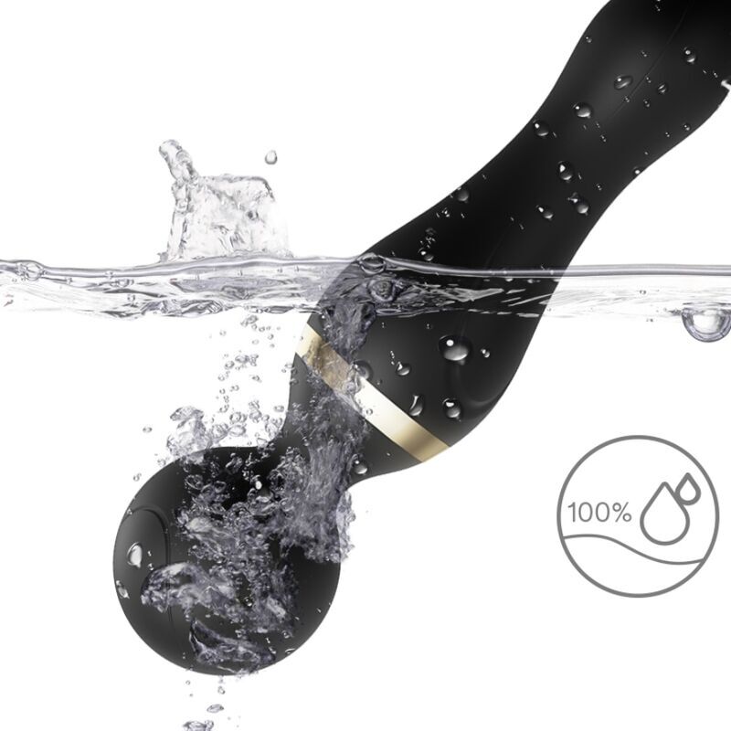 ARMONY - FREEZA MASSAGER &amp; VIBRATOR SUPER FLEXIBLE HEAD BLACK