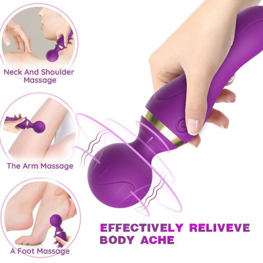 ARMONY - FREEZA MASSAGER &amp; VIBRATOR SUPER FLEXIBLE HEAD BLACK