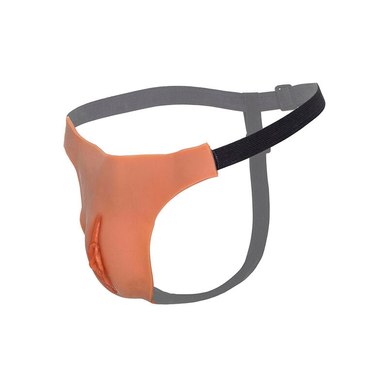 HIDDEN DESIRE - ALTER EGO OPEN VAGINA ADJUSTABLE THONG FLESH