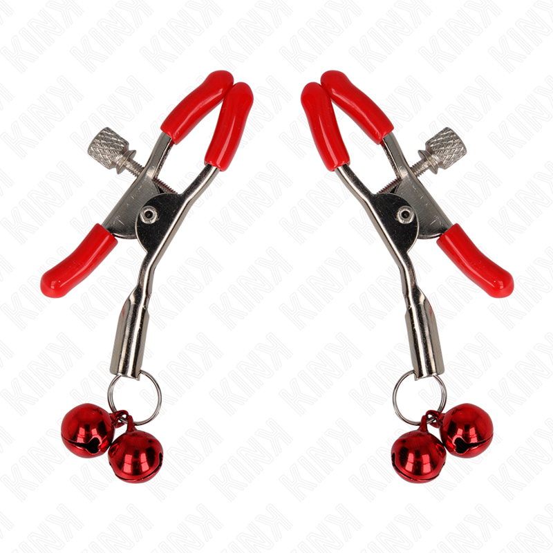 KINK - RED DOUBLE BELL METON CLAMP RED 6 CM