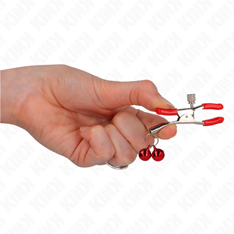 KINK - RED DOUBLE BELL METON CLAMP RED 6 CM