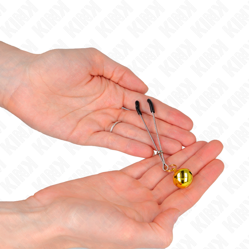 KINK - 7 CM GOLD BELL THIN PHONE CLAMPS