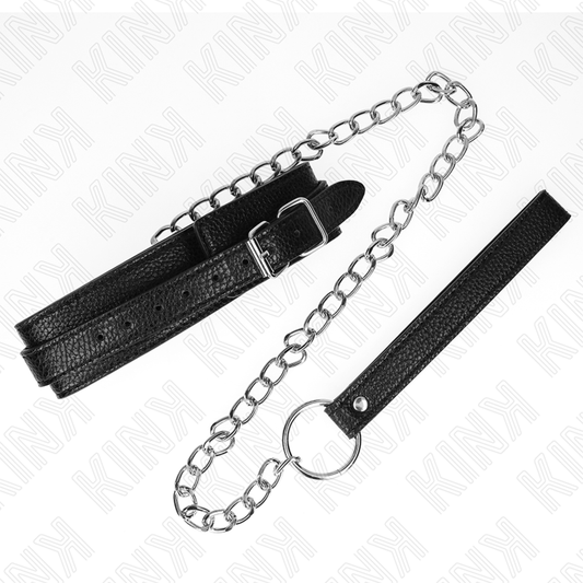 KINK - SNAKE PATTERN COLLAR WITH LEASH 65 CM