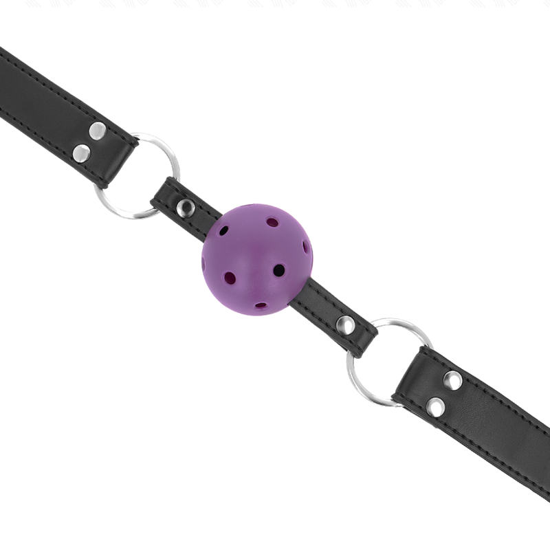 KINK - 4 CM BREATHABLE BALL BAG WITH DOUBLE RIVET PURPLE 62.5 x 2.5 CM ADJUSTABLE 42-58 CM