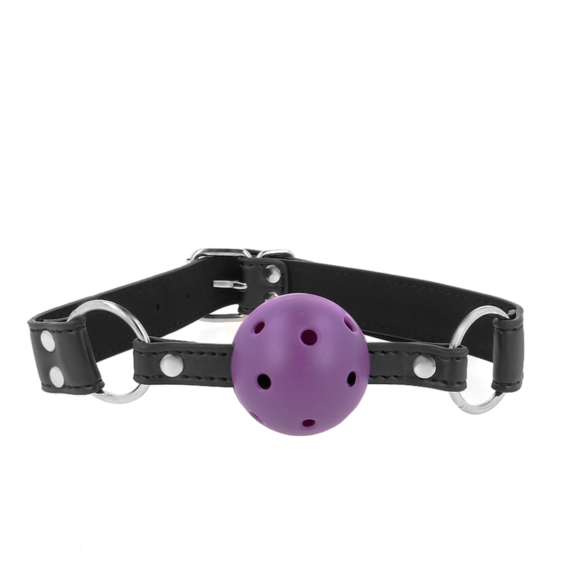 KINK - 4 CM BREATHABLE BALL BAG WITH DOUBLE RIVET PURPLE 62.5 x 2.5 CM ADJUSTABLE 42-58 CM