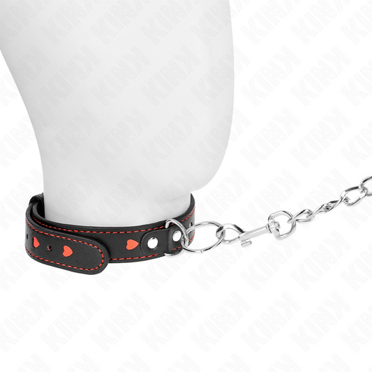 KINK - NECKLACE WITH BRACELET 65 CM HEART DETAILS 52.5 X 2.5 CM