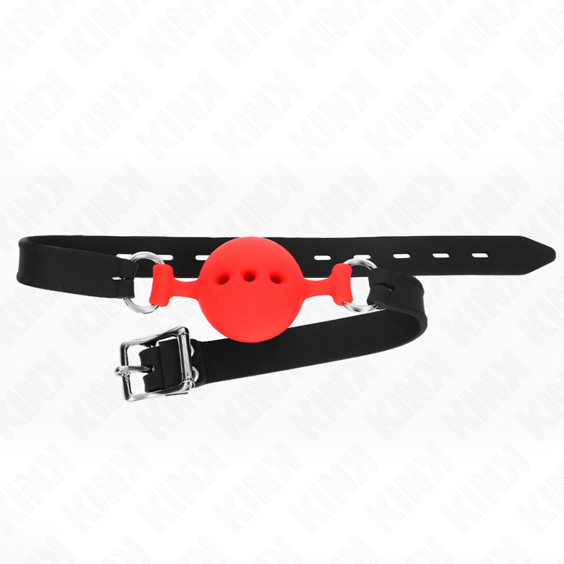 KINK - FULL SILICONE BAG 55 x 2 CM WITH 4.5 CM BALL SIZE M RED ADJUSTABLE 35-51 CM