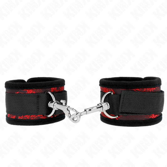 KINK - SCANDAL RED-BLACK WRIST RESTRAINTS