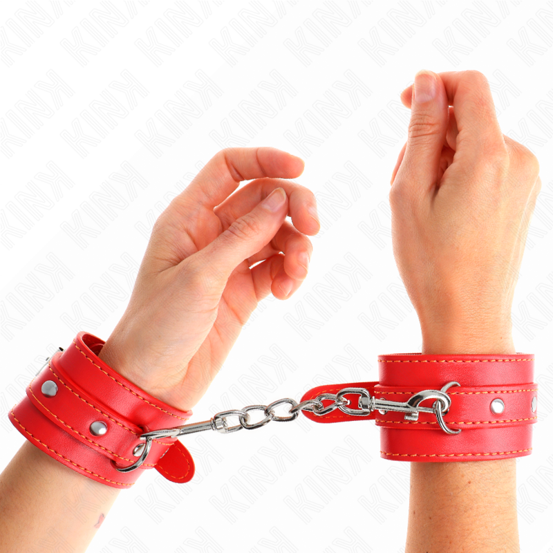KINK - RED ADJUSTABLE THIN WRISTWEAR 21-33 CM