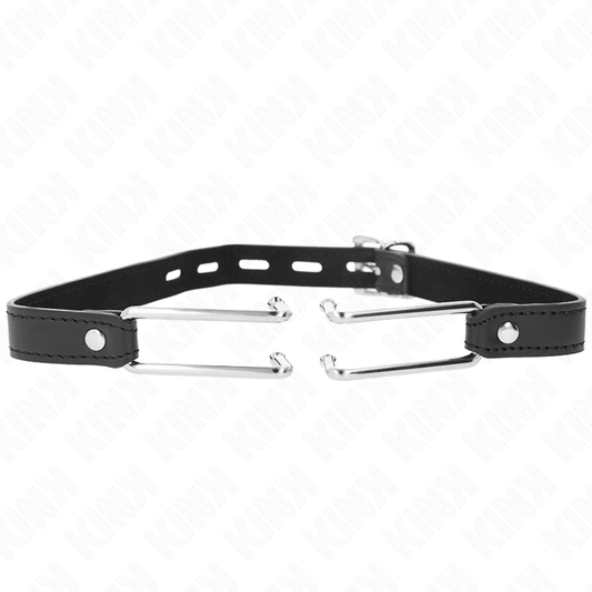 KINK - 11.5CM METAL HOOK STICK WITH ADJUSTABLE LEATHER STRAP 39-58CM X 2CM