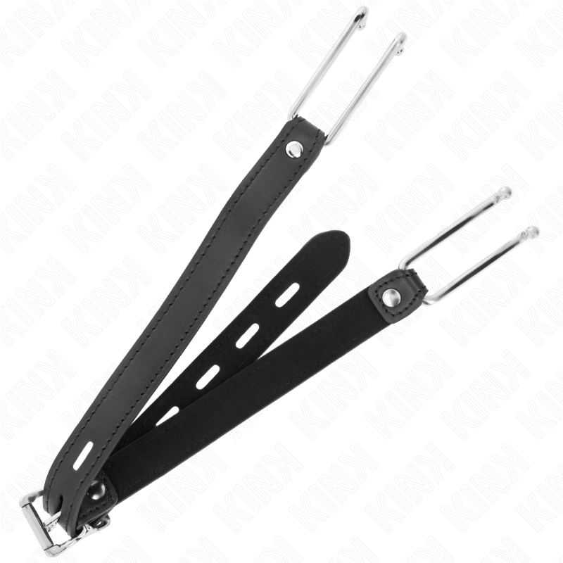 KINK - 11.5CM METAL HOOK STICK WITH ADJUSTABLE LEATHER STRAP 39-58CM X 2CM