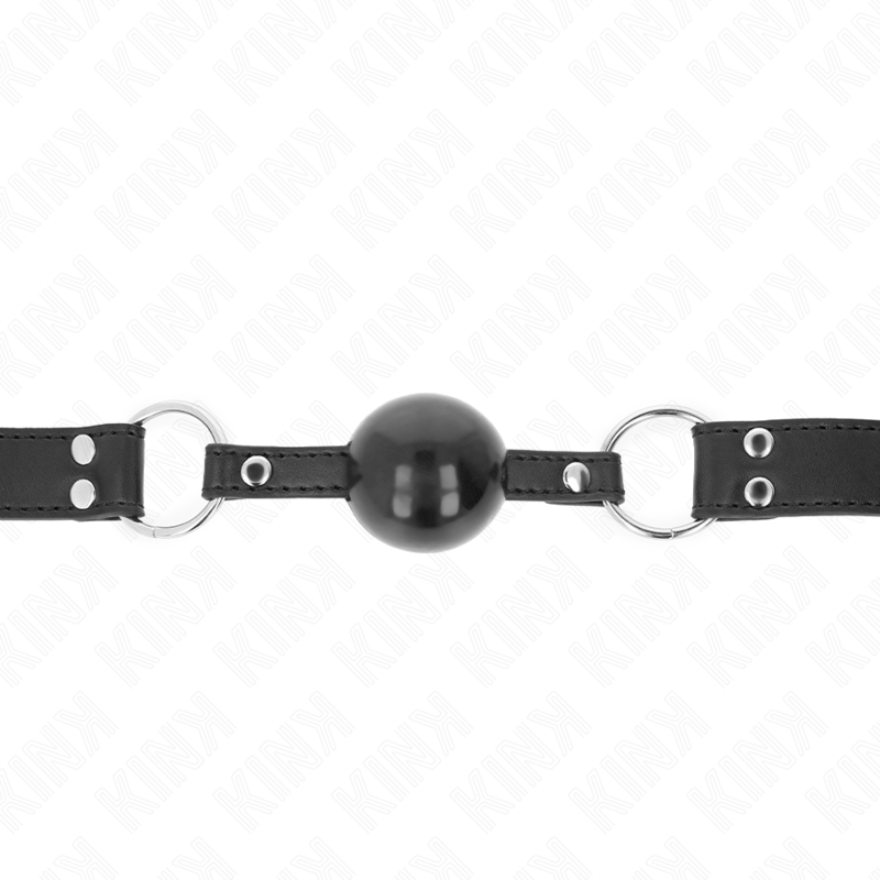KINK - 4 CM SOFT AND SOLID BALL STICK WITH LEATHER STRAP 62 x 2.5 CM ADJUSTABLE 42-58 CM