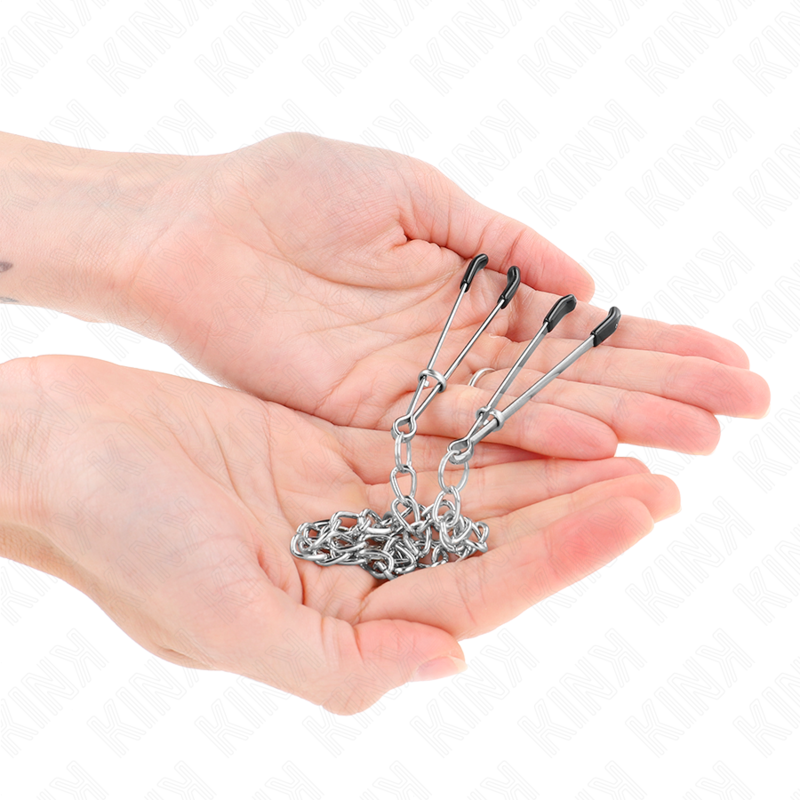 KINK - THIN PHONE CLAMPS WITH THICK CHAIN 30 CM