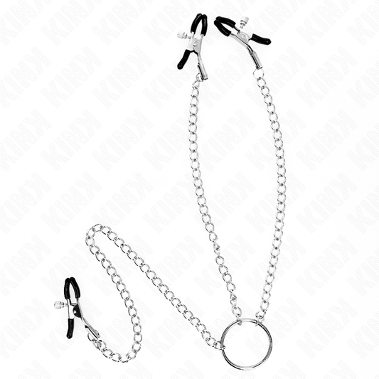 KINK - TRIPLE TEA AND CLITO CLAMPS WITH CHAIN MODEL 0
