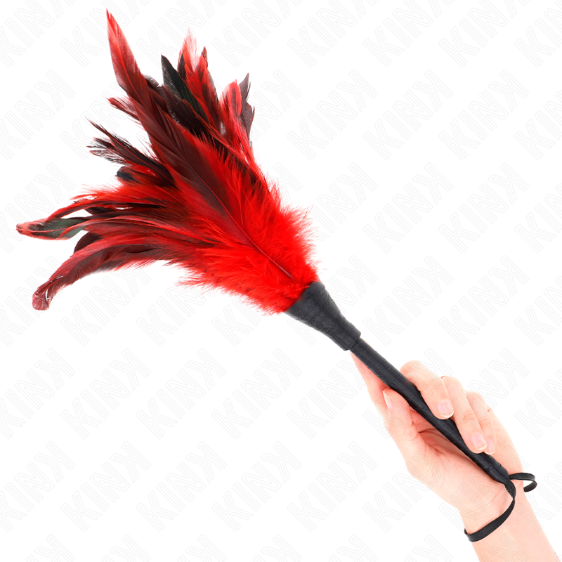 KINK - RED HORN TICKLE CHICKEN FEATHERS 36 CM