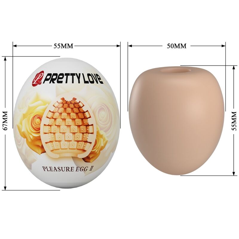 PRETTY LOVE - EGG FLESH MASTURBATOR FOR MEN