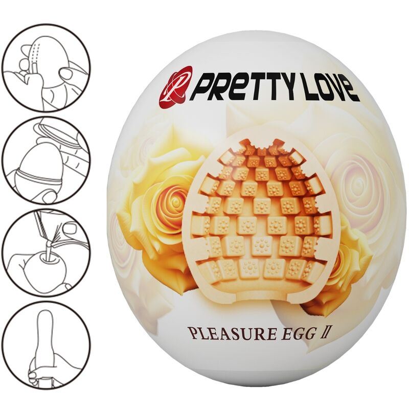 PRETTY LOVE - EGG FLESH MASTURBATOR FOR MEN