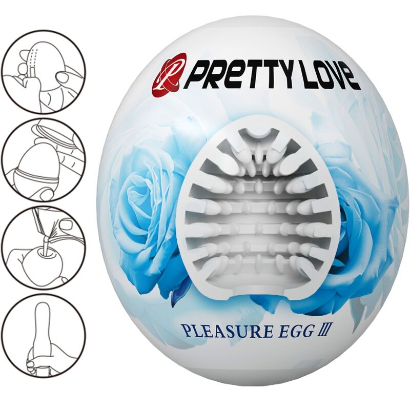 PRETTY LOVE - EGG WHITE MALE MASTURBATOR