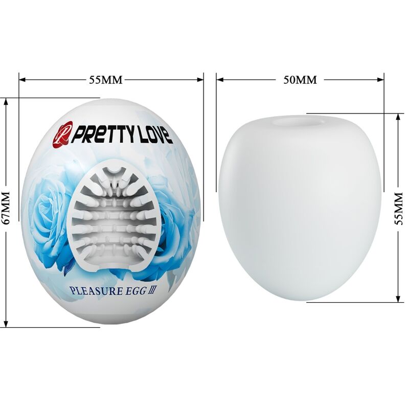 PRETTY LOVE - EGG WHITE MALE MASTURBATOR