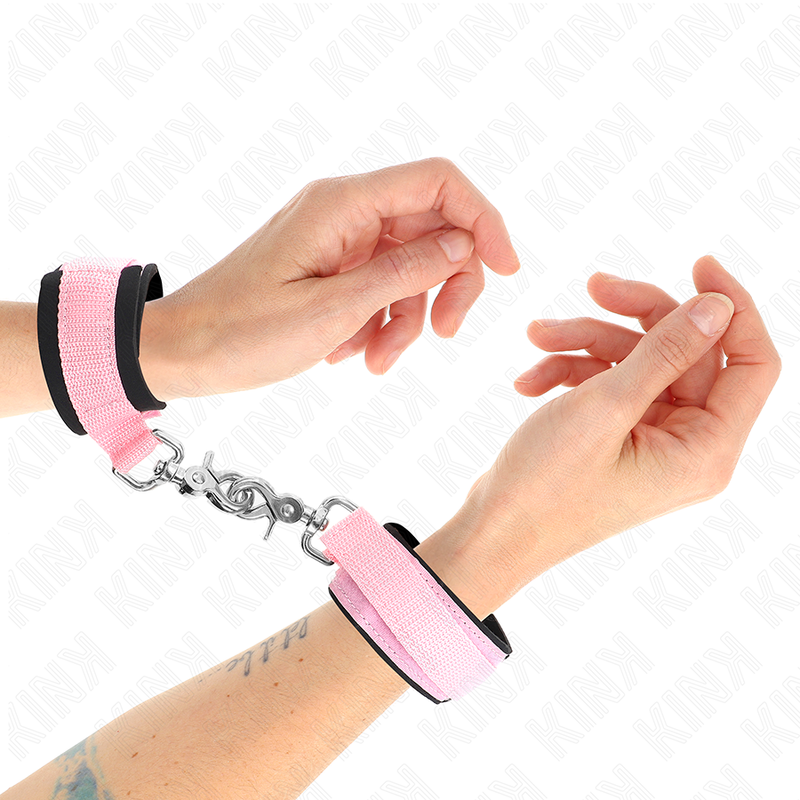 KINK - Adjustable Pink Neoprene Wrist Supports 22-34 cm