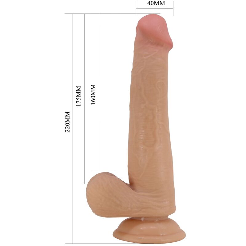 PRETTY LOVE - LARGE REALISTIC DILDO 22 CM FLESH