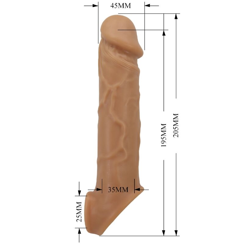 PRETTY LOVE - REALISTIC FLESH PENIS SLEEVE