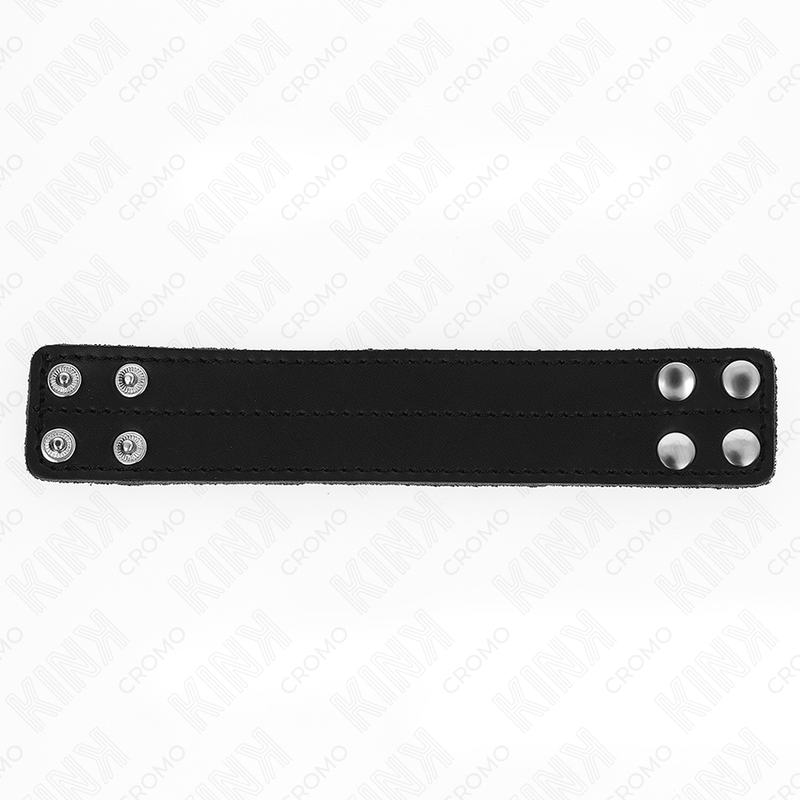 KINK - LEATHER COCK RING WITH SNAP CLOSURE 18.5 X 3.3 CM