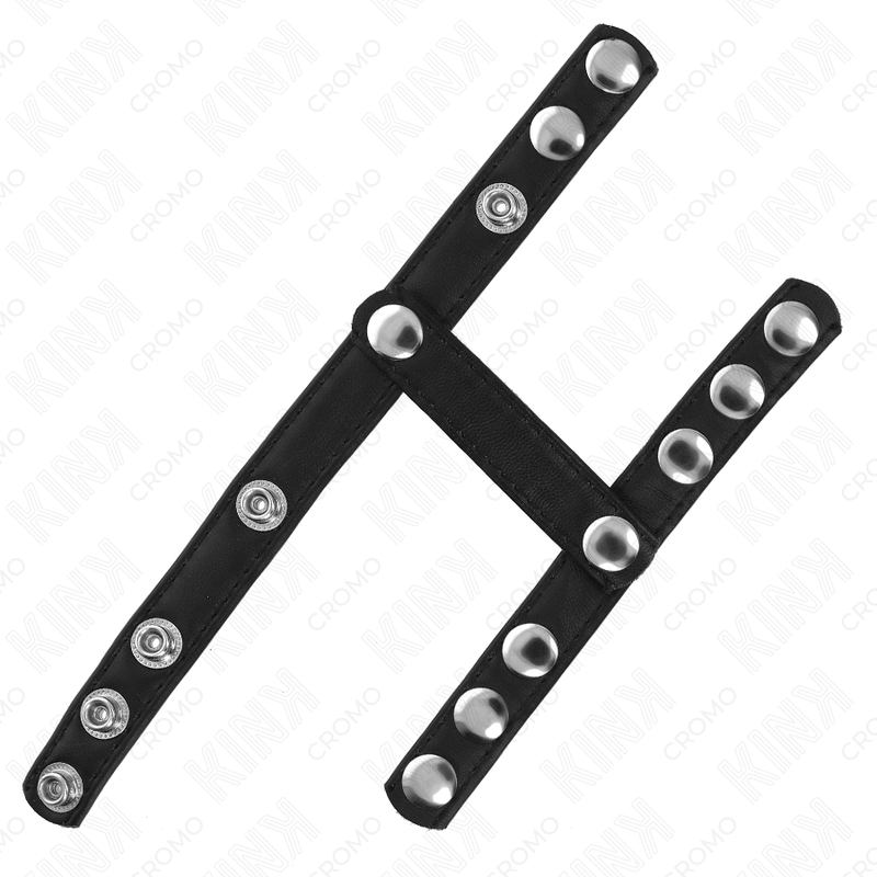 KINK - COCK RING WITH 3 ADJUSTABLE STRAPS FOR BALL DIVIDERS