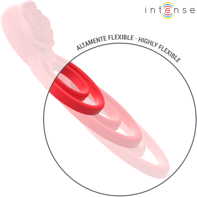 INTENSE - GAIL PINK STIMULATOR 10 VIBRATIONS RED REMOTE CONTROL