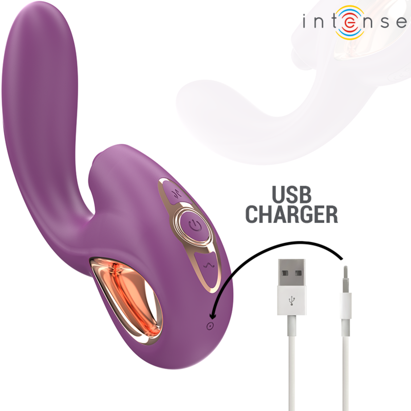 INTENSE - LALI MULTIFUNCTION G-SPOT VIBRATOR TAPPING &amp; THRUST &amp; VIBRATION PURPLE