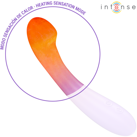 INTENSE - BECKY VIBRATOR 19 CM HEATING 7 VIBRATIONS PURPLE