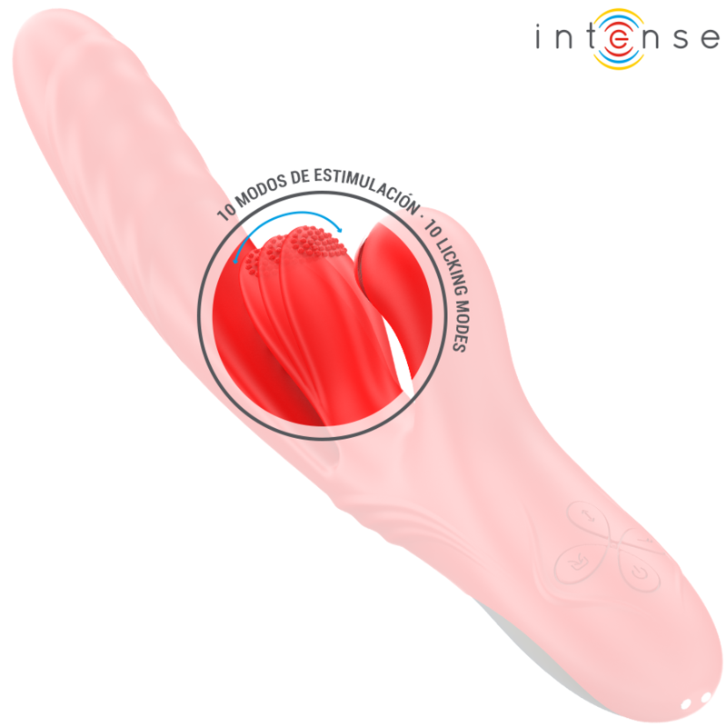 INTENSE - KAROL MULTIFUNCTION VIBRATOR THRUST &amp; STIMULATION &amp; SUCTION RED