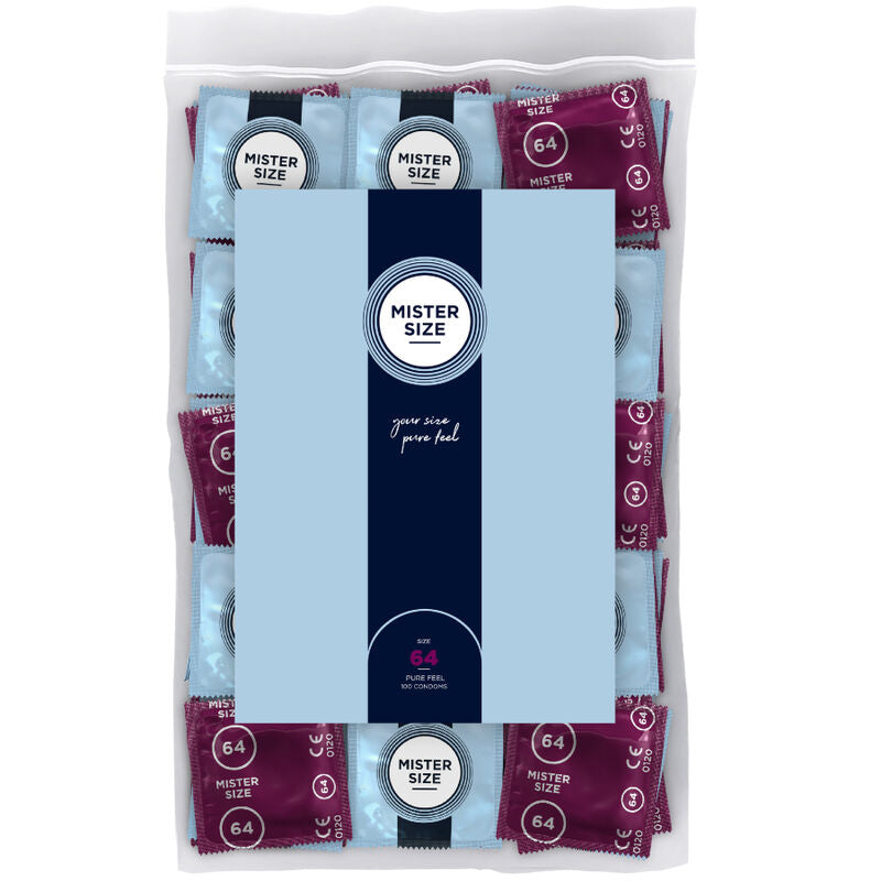 MISTER SIZE - XXL SIZE CONDOMS 64 MM (100 UNITS)