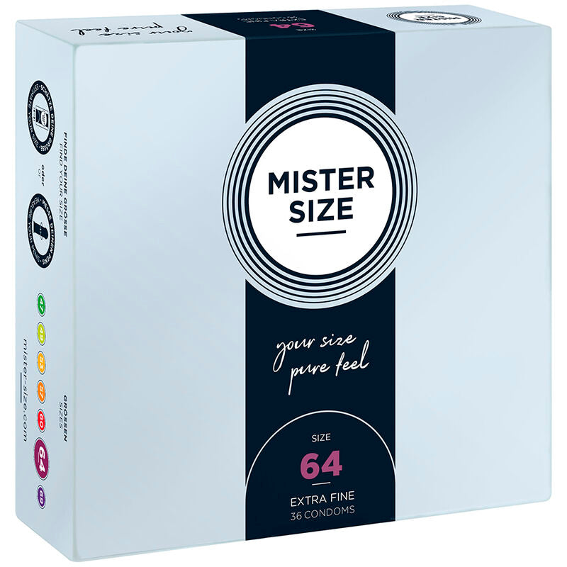MISTER SIZE - XXL SIZE CONDOMS 64 MM (36 UNITS)