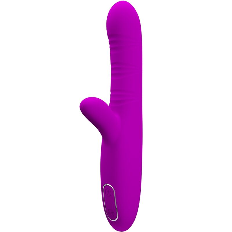 PRETTY LOVE - ANGELICAL MULTIFUNCTION VIBRATOR + PURPLE CLITORIS STIMULATOR