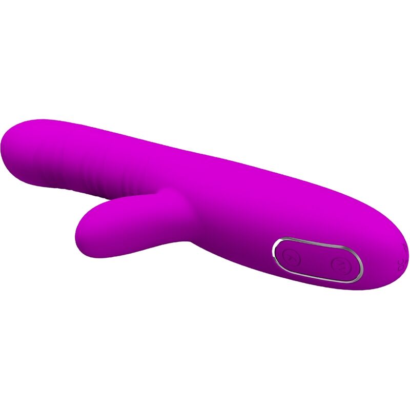 PRETTY LOVE - ANGELICAL MULTIFUNCTION VIBRATOR + PURPLE CLITORIS STIMULATOR
