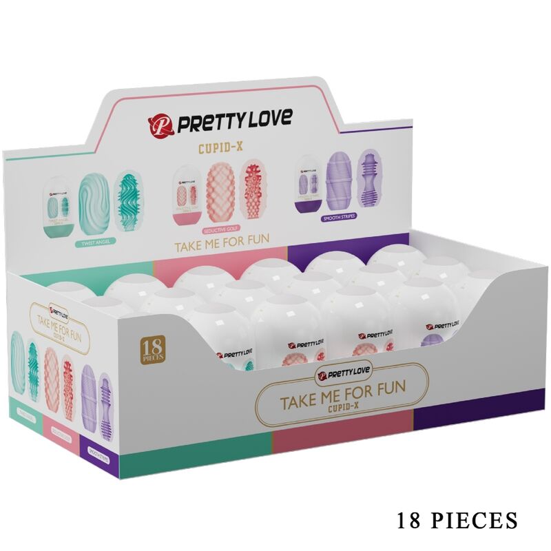 PRETTY LOVE - CUPID X 18 MASTURBATORS FOR MEN DIFFERENT TEXTURES