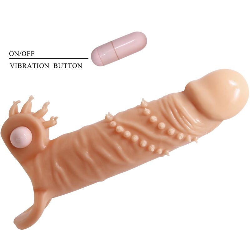 PRETTY LOVE - CONNOR PENIS SLEEVE + FLESH CLITORIS STIMULATOR