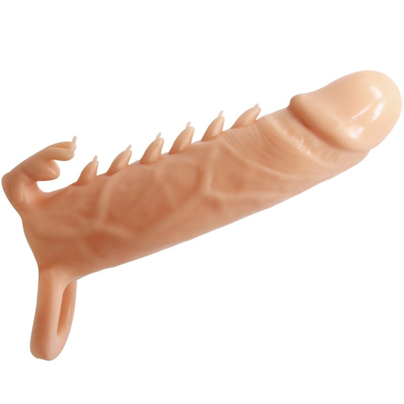 PRETTY LOVE - EMMIT PENIS SLEEVE + FLESH CLITORIS STIMULATOR