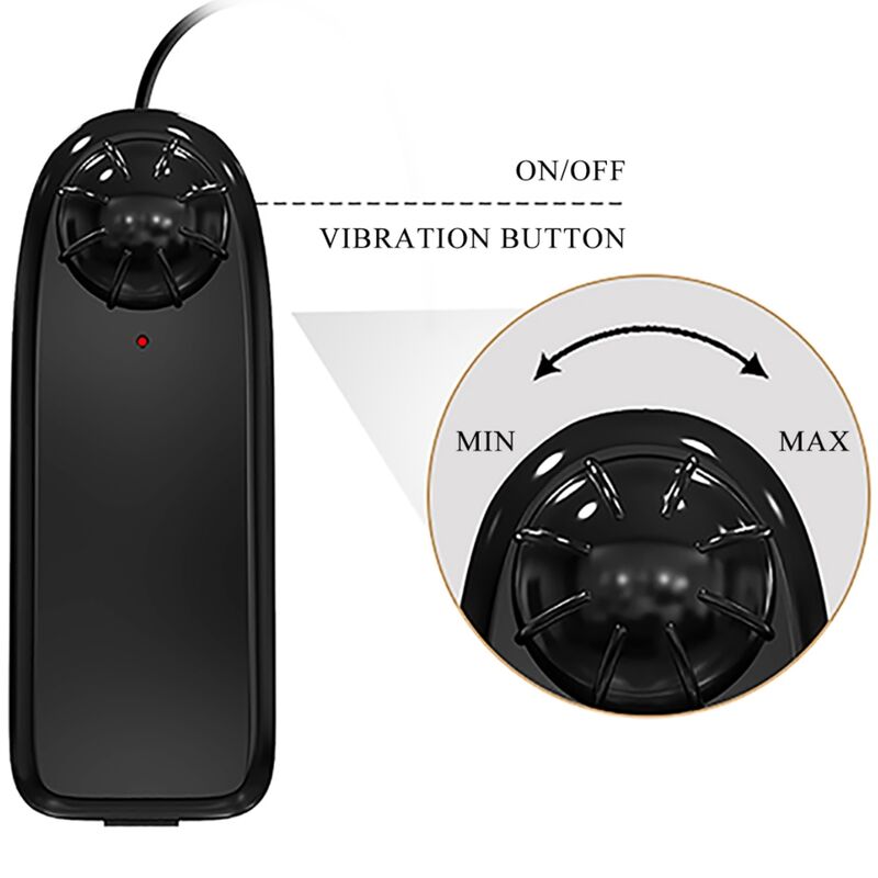 BAILE - REALISTIC VIBRATOR BAHAMUT 21.8 CM FLESH REMOTE CONTROL