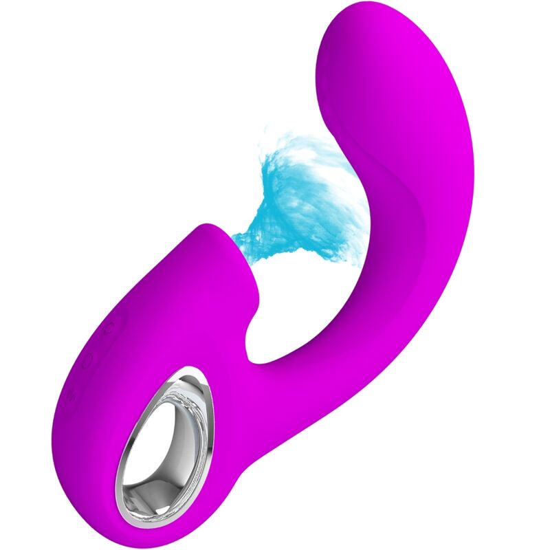 PRETTY LOVE - SIBEL G-SPOT VIBRATOR + SIBEL CLITORIS STIMULATOR 10 VIBRATIONS PURPLE